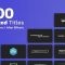 1000 Animated Titles Free Premiere Pro Template