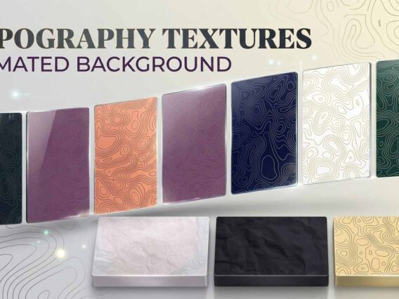 Topography Textures Animated background